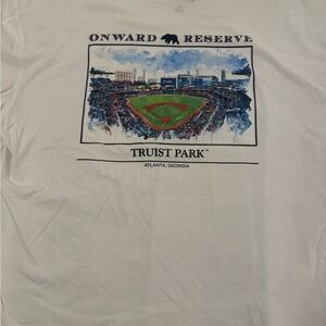 onward reserve White Graphic T-Shirt